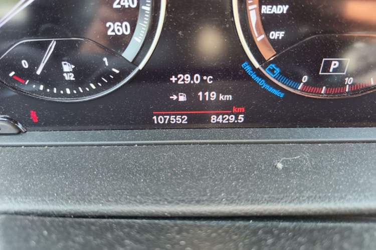 Used BMW 1 Series 2019 118i M Sport Package Odometer Close Up