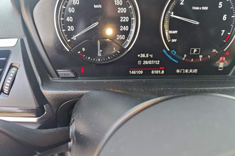 Used BMW 1 Series 2019 118i M Sport Package Odometer Close Up
