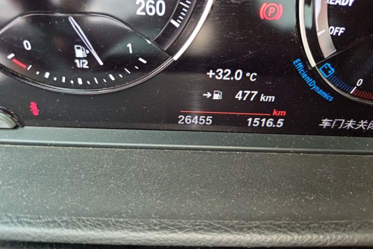 Used BMW 1 Series 2019 118i M Sport Package Odometer Close Up
