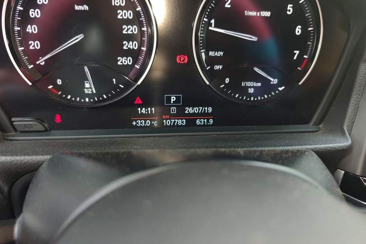 Used BMW 1 Series 2020 120i M Sport Package Odometer Close Up