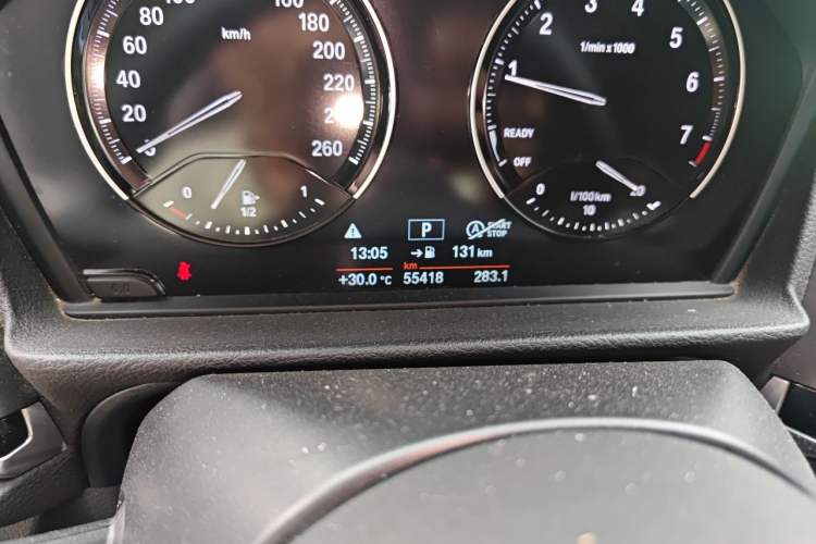 Used BMW 1 Series 2020 120i M Sport Package Odometer Close Up