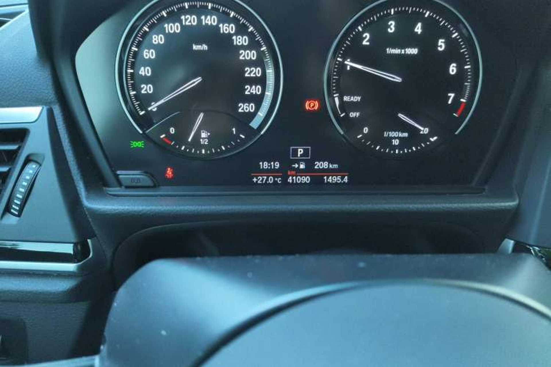 Used BMW 1 Series 2020 120i M Sport Package Odometer Close Up