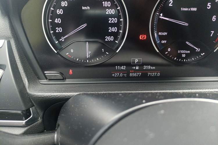 Used BMW 1 Series 2020 120i M Sport Package Odometer Close Up