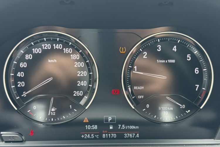 Used BMW 1 Series 2020 125i Leading Model M Sport Package Odometer Close Up