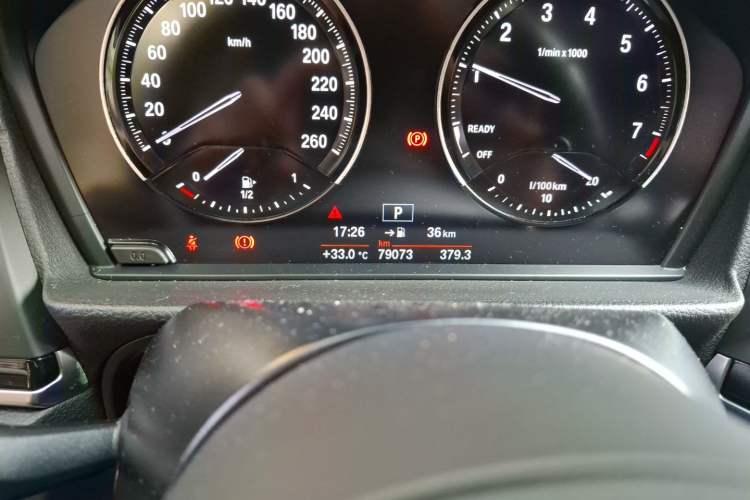 Used BMW 1 Series 2020 120i M Sport Package Odometer Close Up
