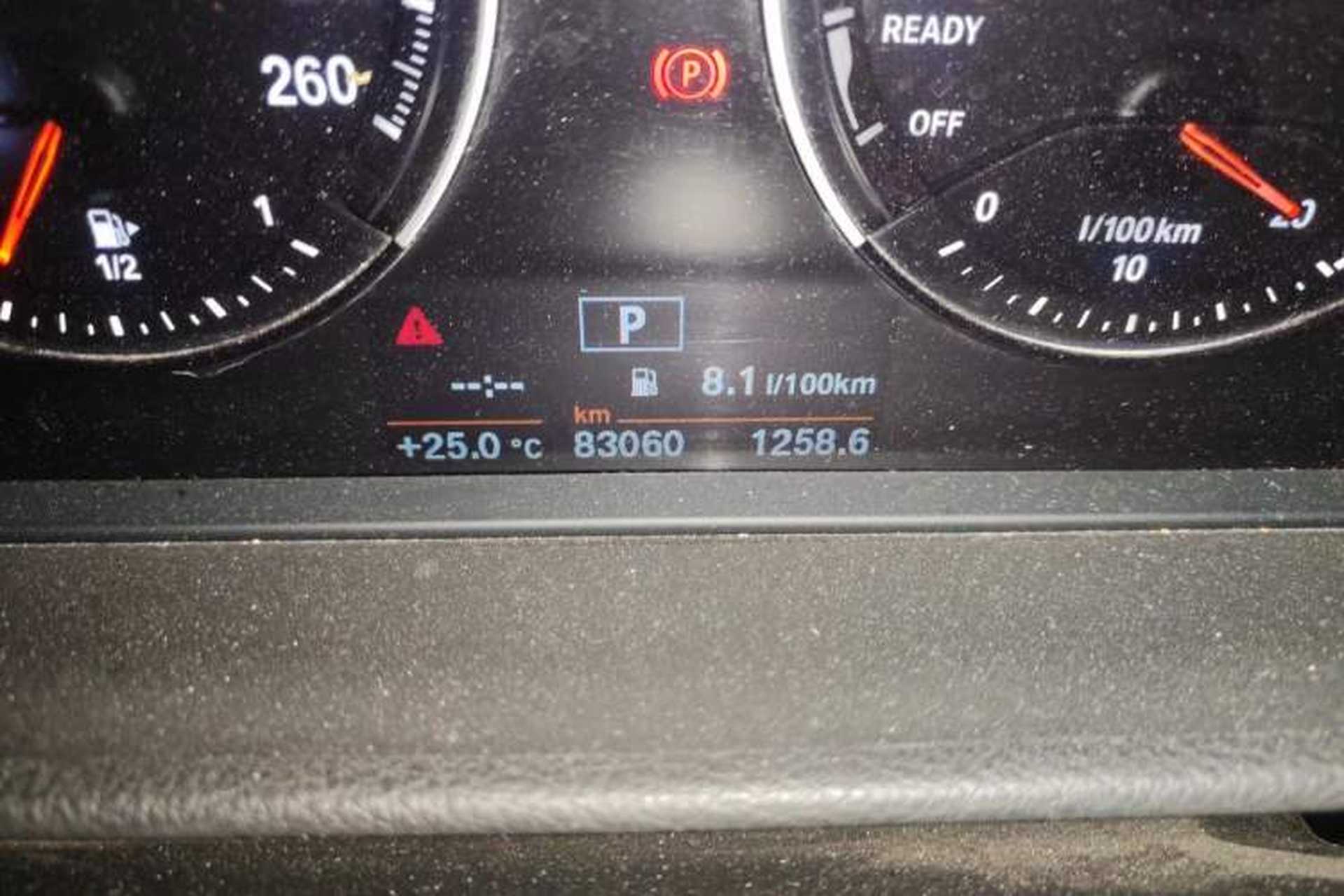 Used BMW 1 Series 2020 120i M Sport Package Odometer Close Up