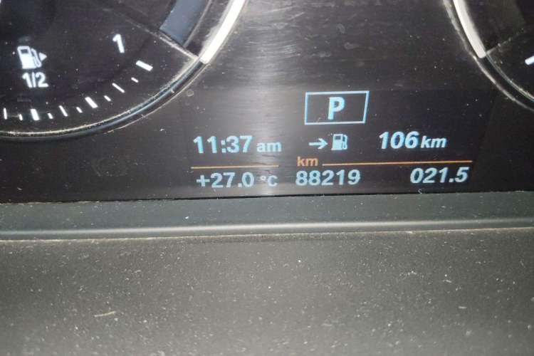 Used BMW 1 Series 2020 120i M Sport Package Odometer Close Up