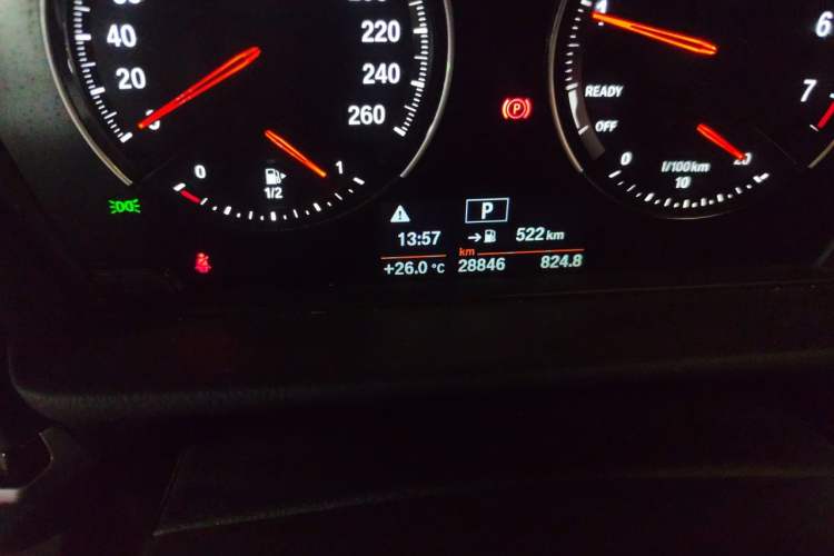 Used BMW 1 Series 2020 120i M Sport Package Odometer Close Up