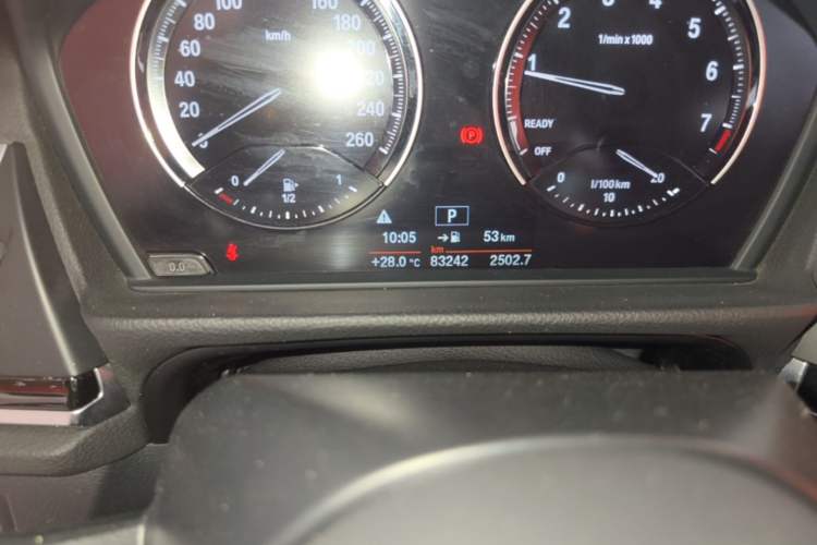 Used BMW 1 Series 2020 125i Leading Model M Sport Package Odometer Close Up