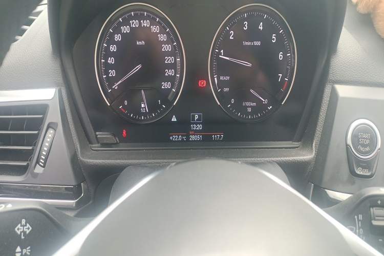 Used BMW 1 Series 2020 120i Fashion Model Odometer Close Up
