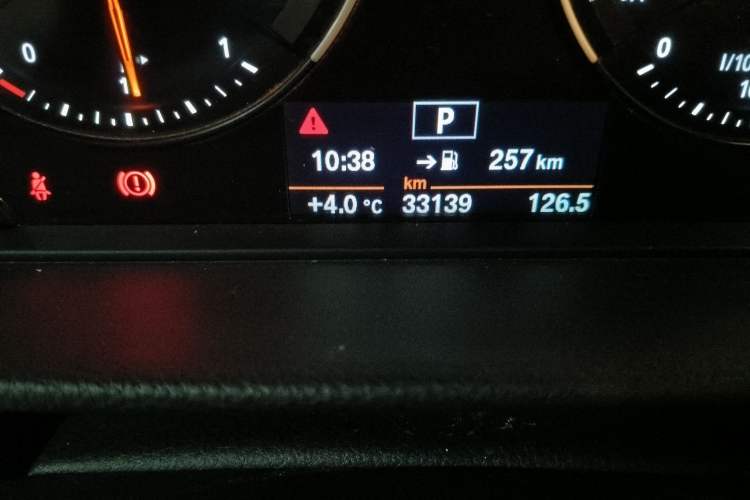 Used BMW 1 Series 2020 120i Fashion Model Odometer Close Up