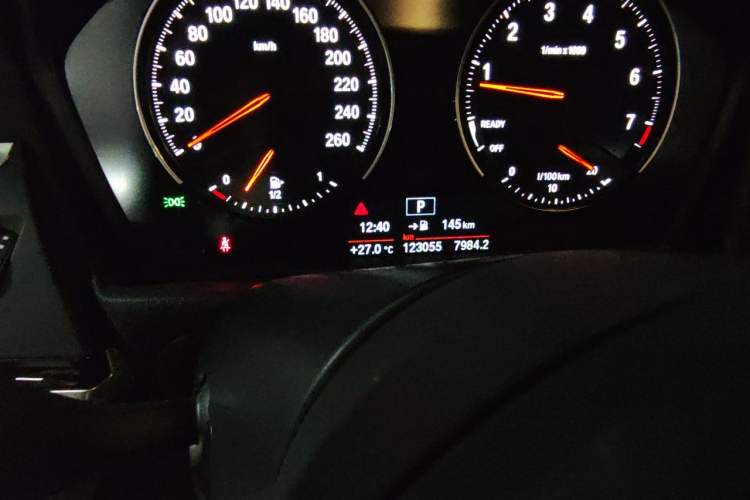 Used BMW 1 Series 2020 125i Leading Model M Sport Package Odometer Close Up