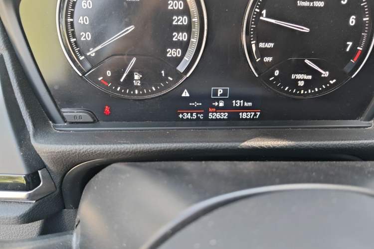 Used BMW 1 Series 2020 120i M Sport Package Odometer Close Up