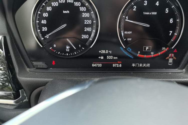 Used BMW 1 Series 2020 120i Fashion Model Odometer Close Up