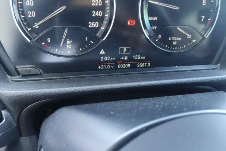 Used BMW 1 Series 2020 120i M Sport Package Odometer Close Up