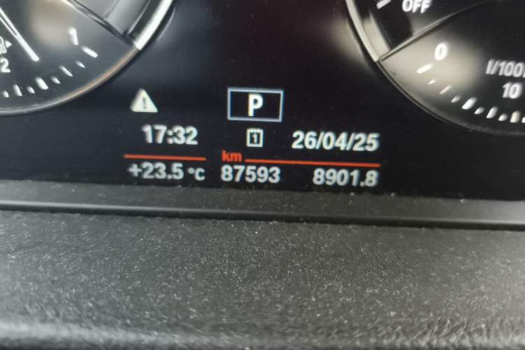 Used BMW 1 Series 2020 120i M Sport Package Odometer Close Up