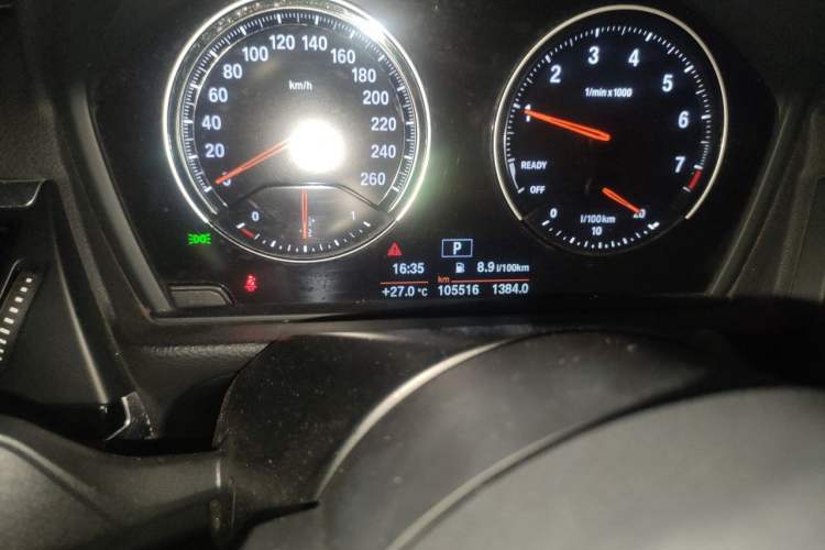 Used BMW 1 Series 2020 120i M Sport Package Odometer Close Up