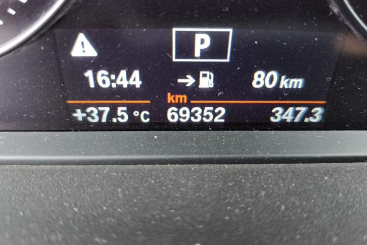 Used BMW 1 Series 2020 125i Leading Model M Sport Package Odometer Close Up