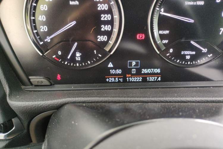Used BMW 1 Series 2020 120i M Sport Package Odometer Close Up