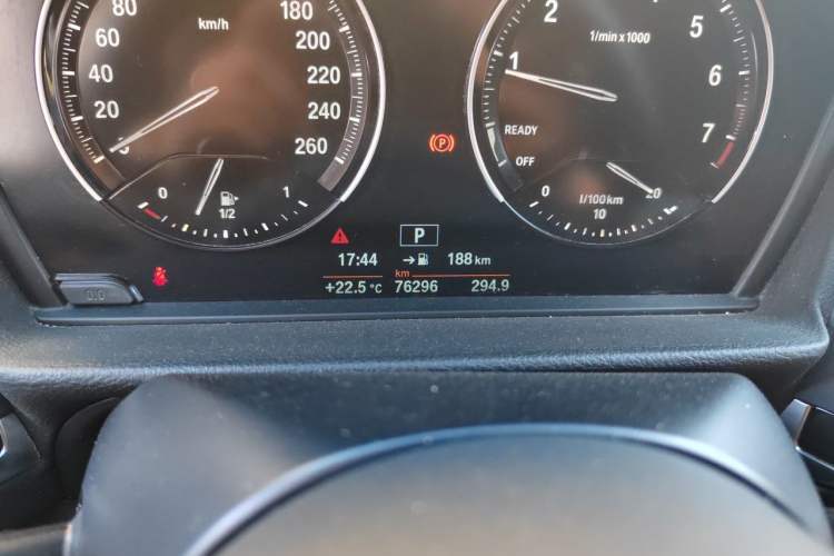 Used BMW 1 Series 2020 120i M Sport Package Odometer Close Up