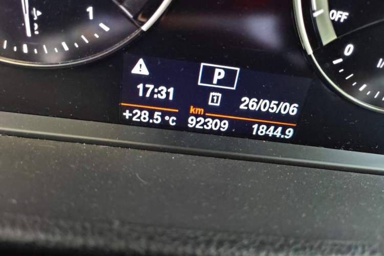 Used BMW 1 Series 2020 125i Leading Model M Sport Package Odometer Close Up