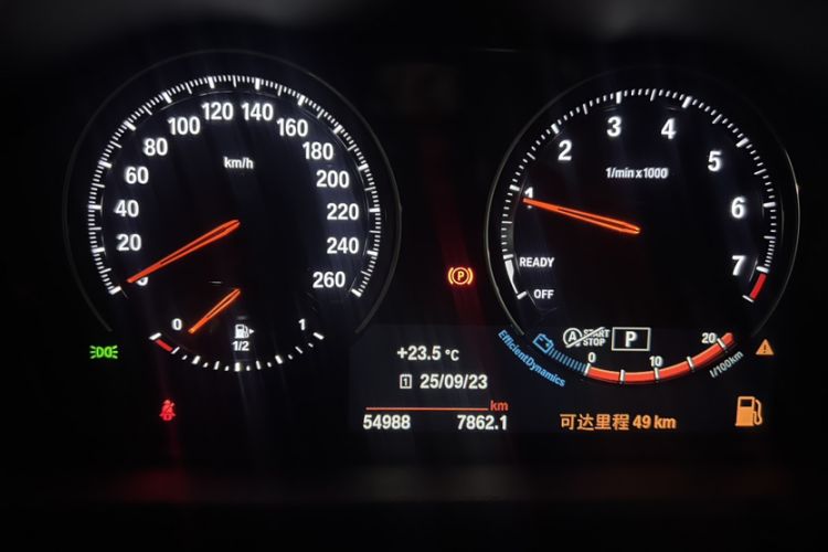 Used BMW 1 Series 2021 Revised 120i M Sport Edition Odometer Close Up