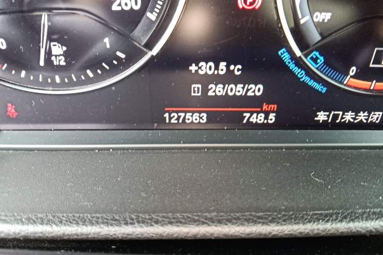 Used BMW 1 Series 2021 125i M Sport Night Edition Odometer Close Up