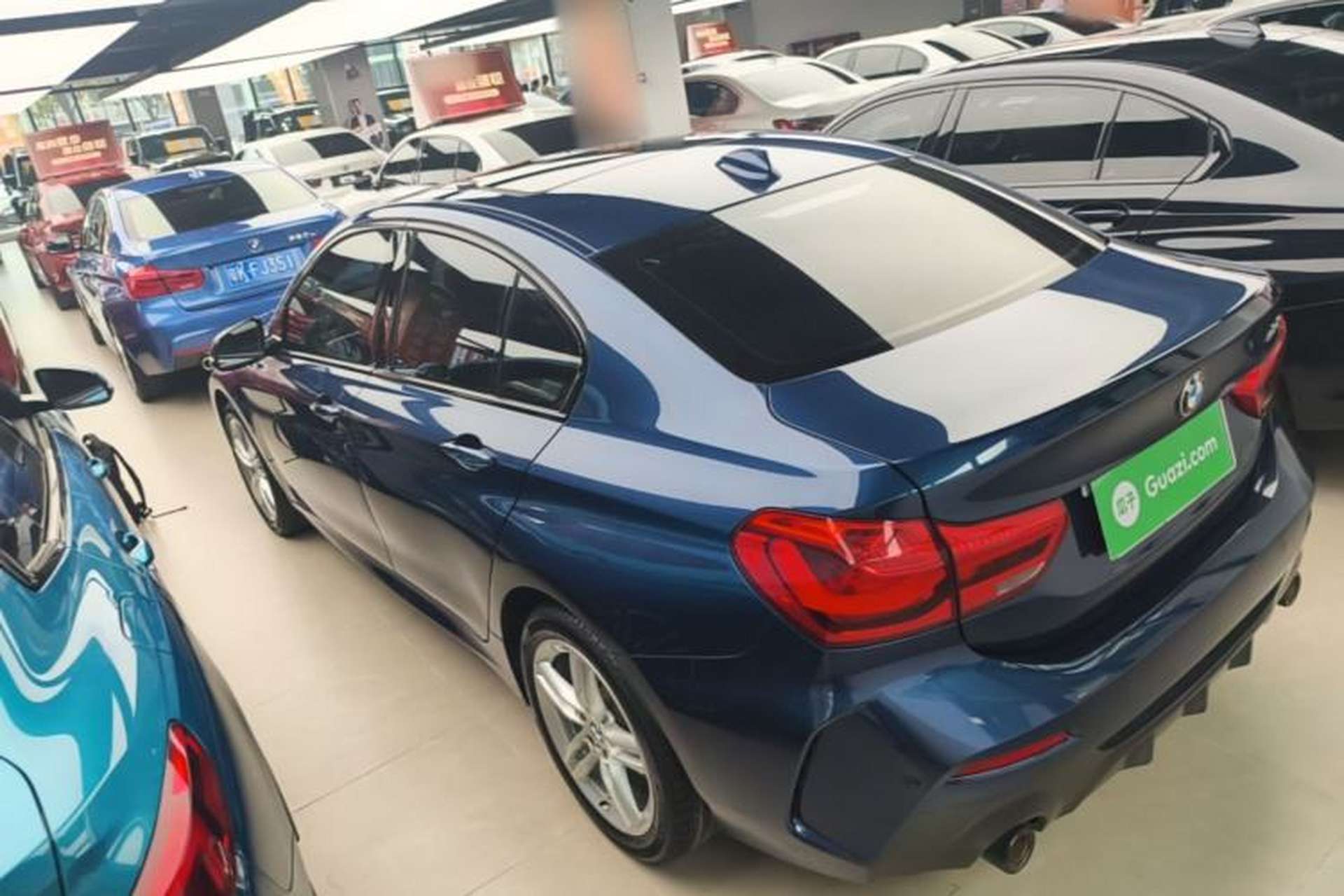 Used BMW 1 Series 2021 Restyled 125i M Sport Night Edition Rear Left 45 Deg