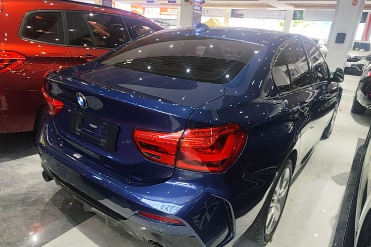 Used BMW 1 Series 2021 Revised 120i M Sport Night Edition Rear Right 45 Deg