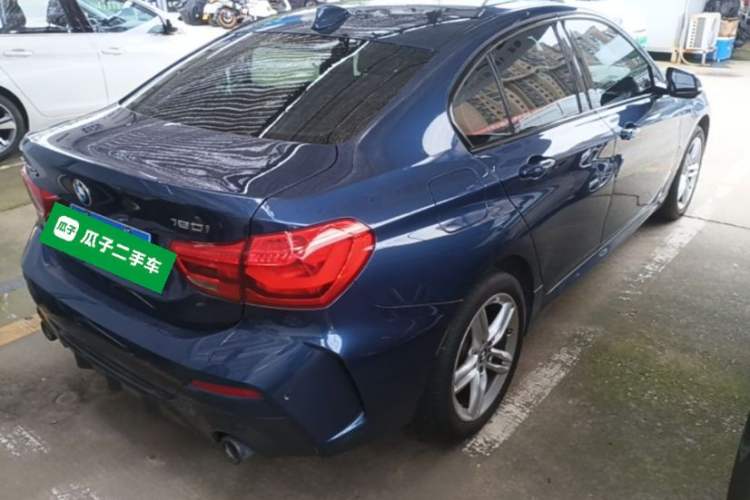 Used BMW 1 Series 2021 120i M Sport Night Edition Rear Right 45 Deg