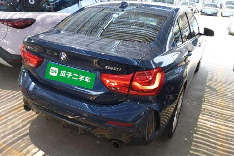 Used BMW 1 Series 2021 120i M Sport Night Edition Rear Right 45 Deg