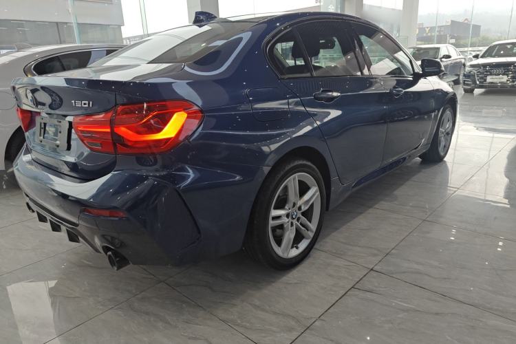 Used BMW 1 Series 2021 Revised 120i M Sport Night Edition Rear Right 45 Deg