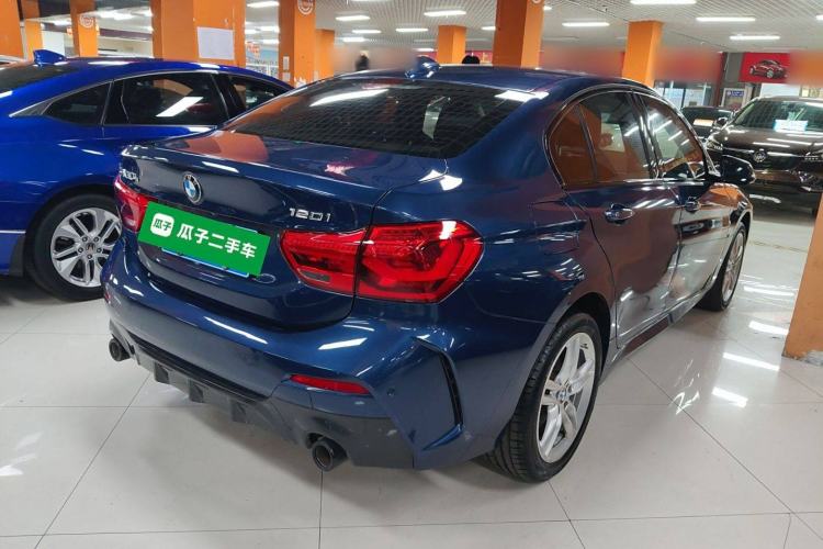 Used BMW 1 Series 2021 120i M Sport Night Edition Rear Right 45 Deg