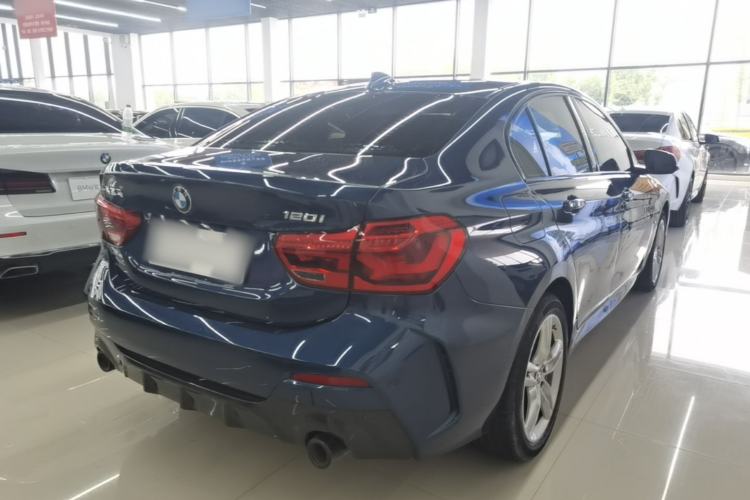 Used BMW 1 Series 2021 Revised 120i M Sport Night Edition Rear Right 45 Deg