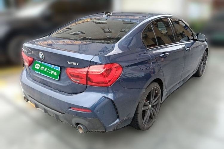 Used BMW 1 Series 2021 125i M Sport Night Edition Rear Right 45 Deg
