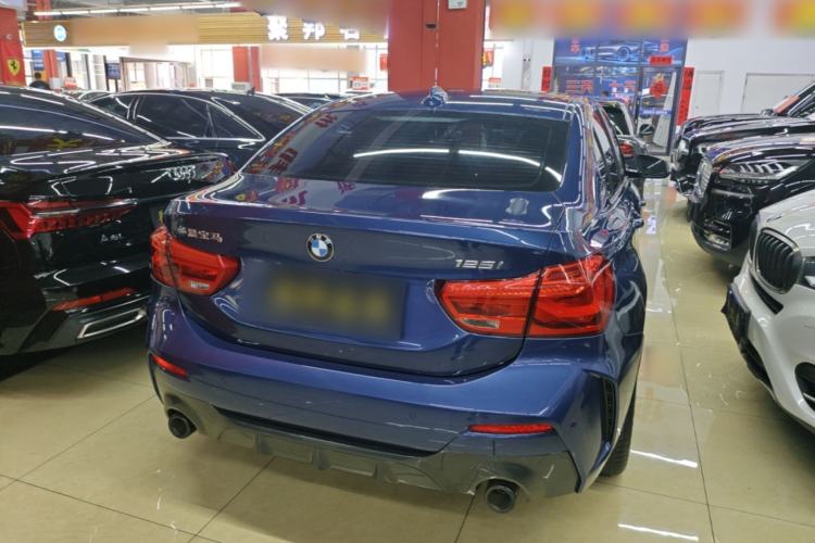 Used BMW 1 Series 2021 Restyled 125i M Sport Night Edition Rear Right 45 Deg