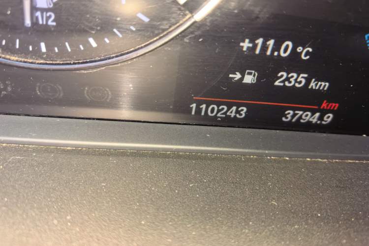 Used BMW 1 Series 2021 120i M Sport Edition Odometer Close Up