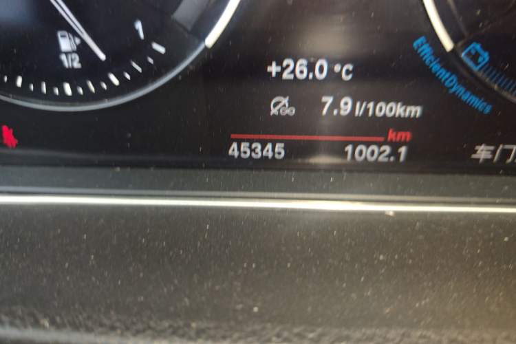 Used BMW 1 Series 2021 120i M Sport Edition Odometer Close Up