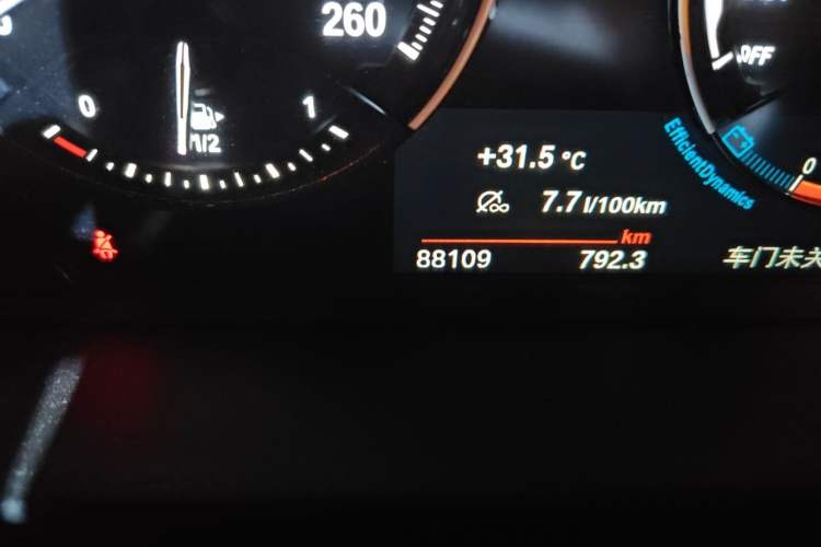 Used BMW 1 Series 2021 120i M Sport Night Edition Odometer Close Up