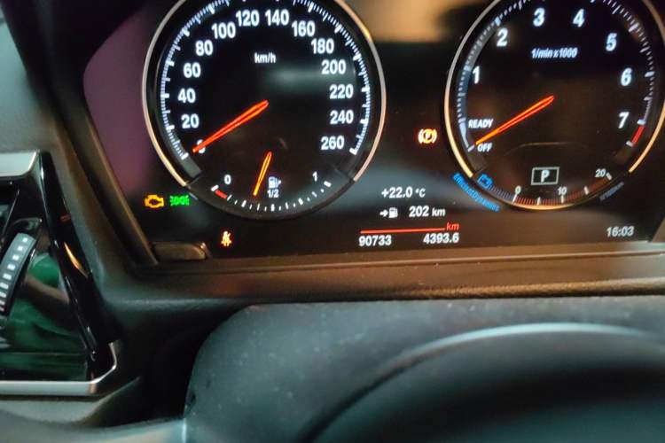 Used BMW 1 Series 2021 Revised 120i M Sport Night Edition Odometer Close Up