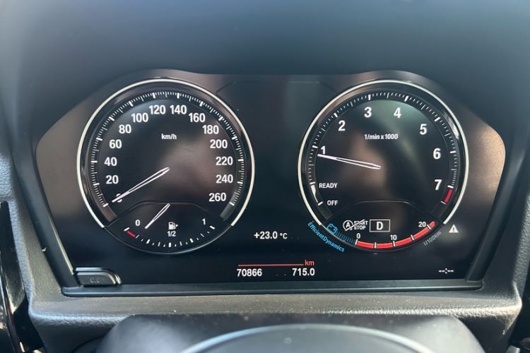 Used BMW 1 Series 2021 120i M Sport Night Edition Odometer Close Up