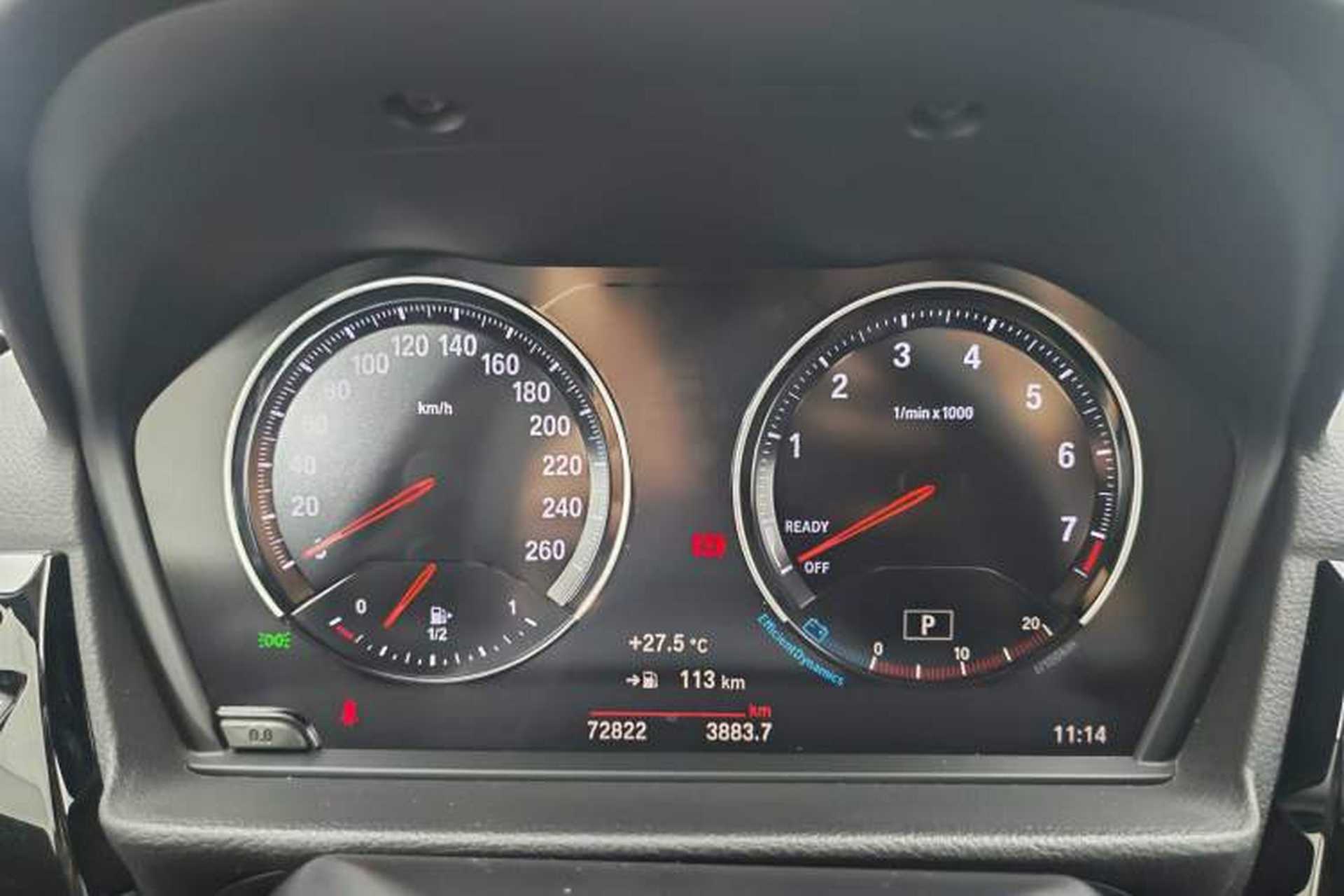 Used BMW 1 Series 2021 125i M Sport Night Edition Odometer Close Up