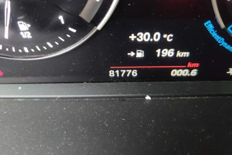 Used BMW 1 Series 2021 120i M Sport Edition Odometer Close Up