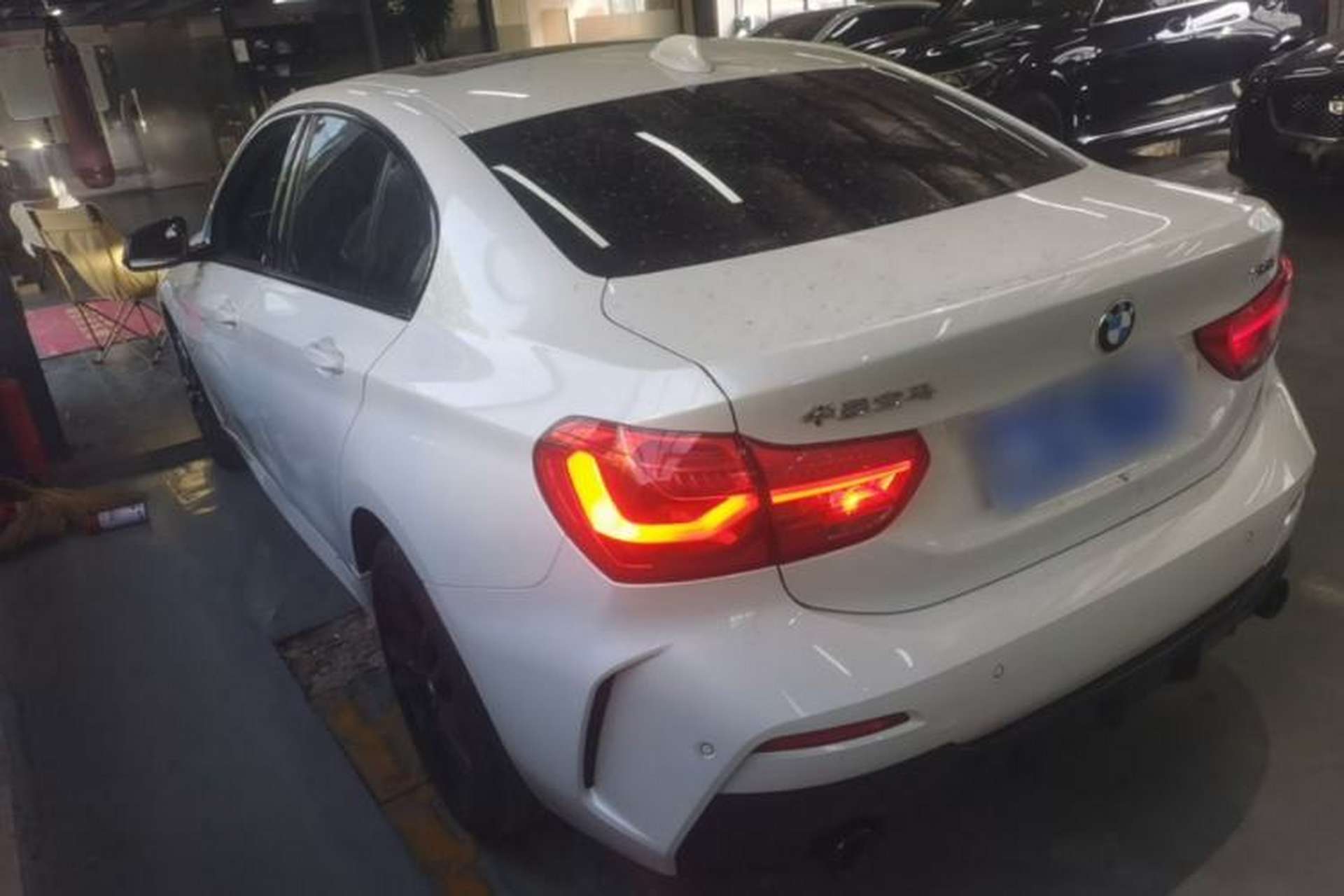 Used BMW 1 Series 2021 Restyled 125i M Sport Night Edition Rear Left 45 Deg