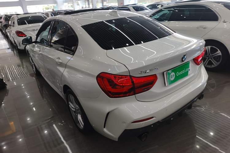 Used BMW 1 Series 2021 Revised 120i M Sport Night Edition Rear Left 45 Deg