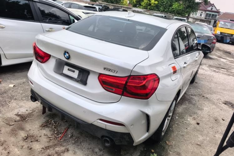 Used BMW 1 Series 2021 120i M Sport Night Edition Rear Right 45 Deg