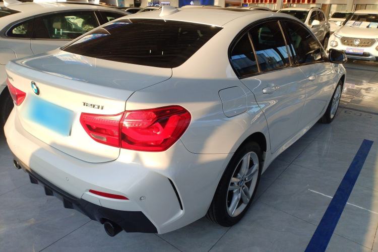 Used BMW 1 Series 2021 120i M Sport Night Edition Rear Right 45 Deg