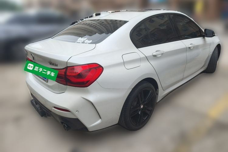 Used BMW 1 Series 2021 120i M Sport Night Edition Rear Right 45 Deg