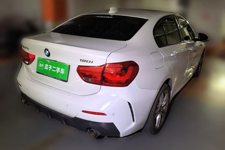 Used BMW 1 Series 2021 120i M Sport Night Edition Rear Right 45 Deg