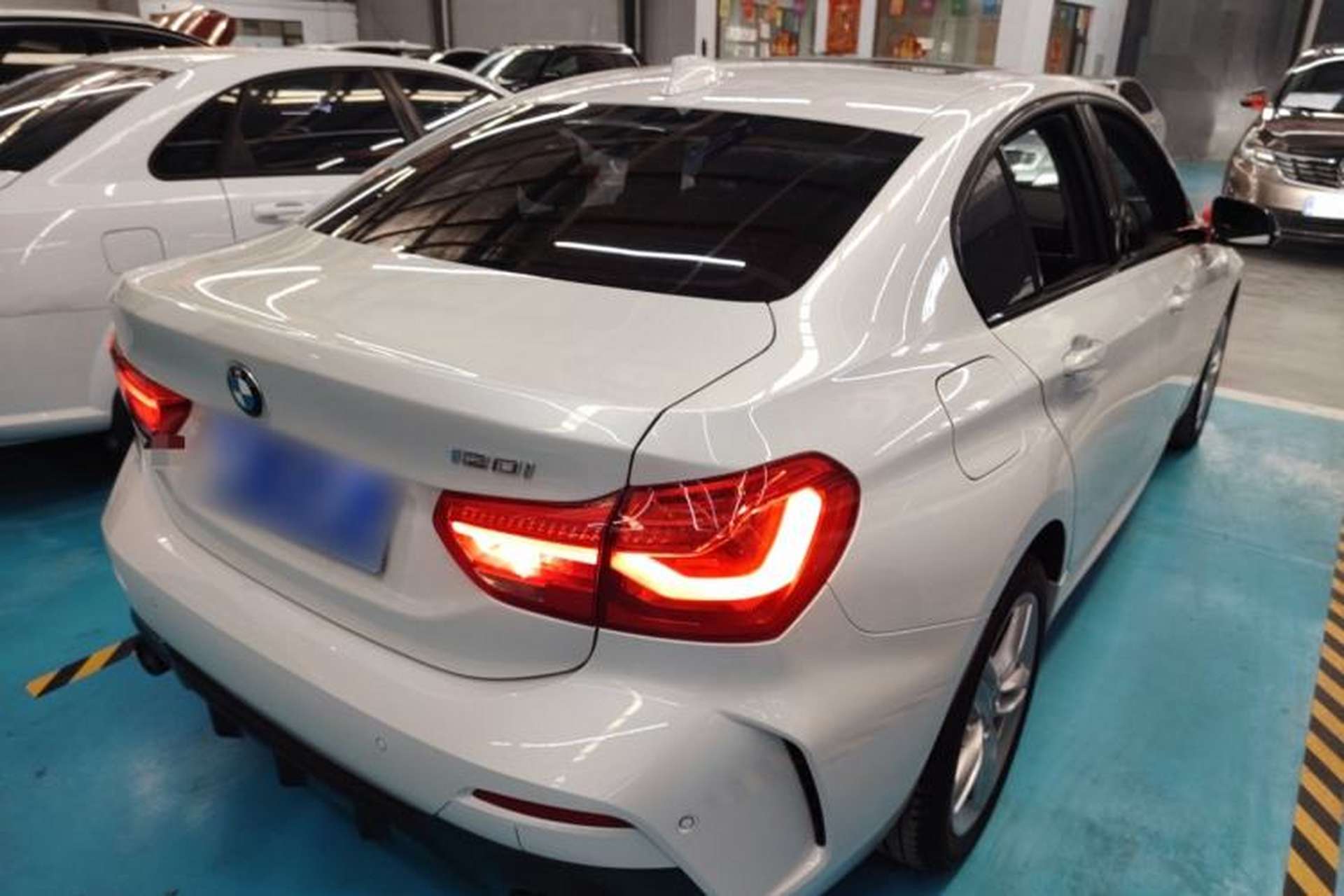 Used BMW 1 Series 2021 Revised 120i M Sport Night Edition Rear Right 45 Deg